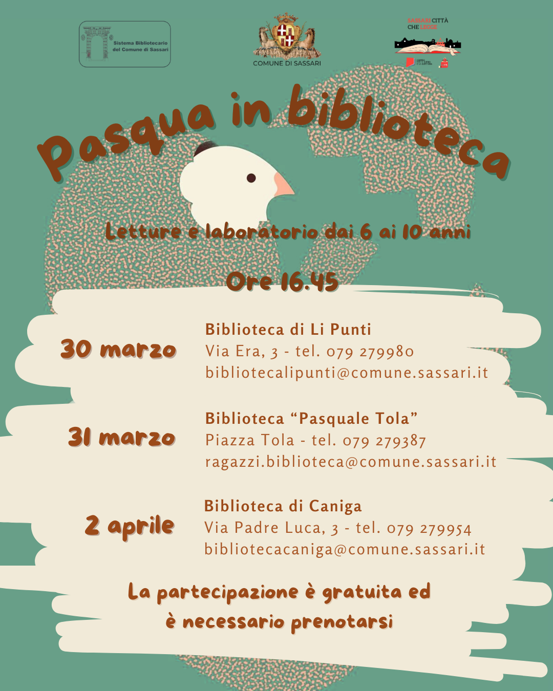 Locandina iniziative per i bambini