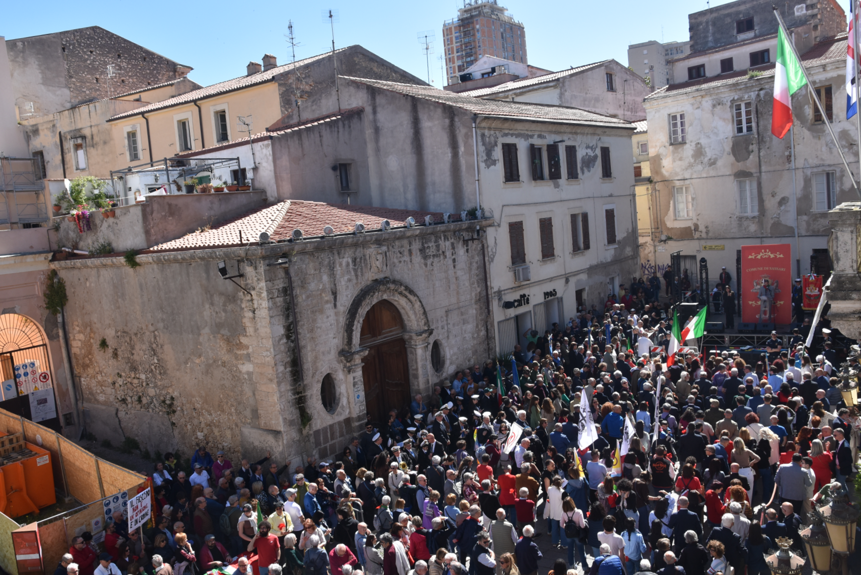 Celebrazioni della Liberazione in piazza del Comune