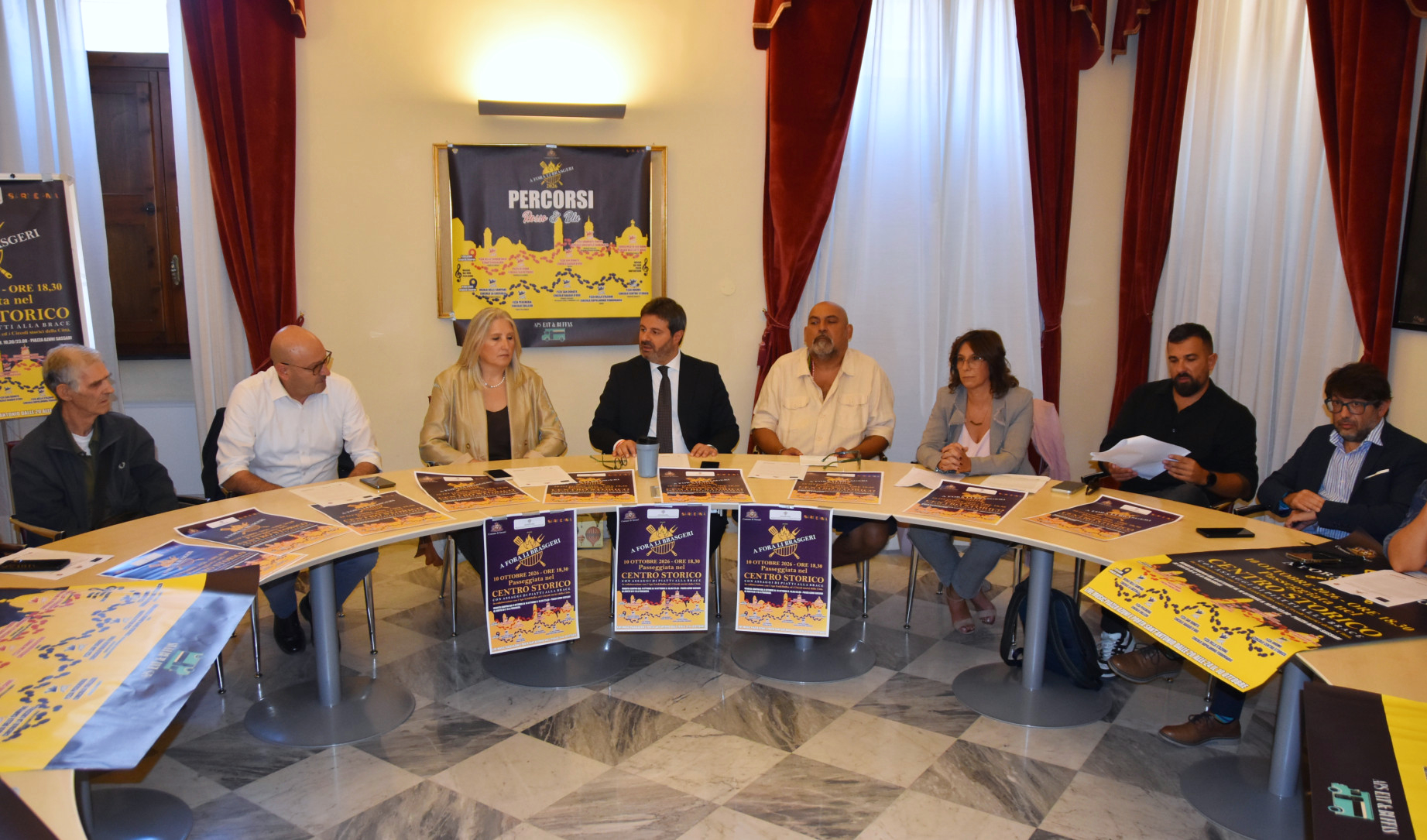 Un momento della conferenza stampa