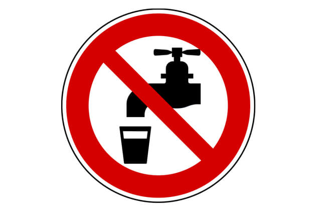 Acqua non potabile