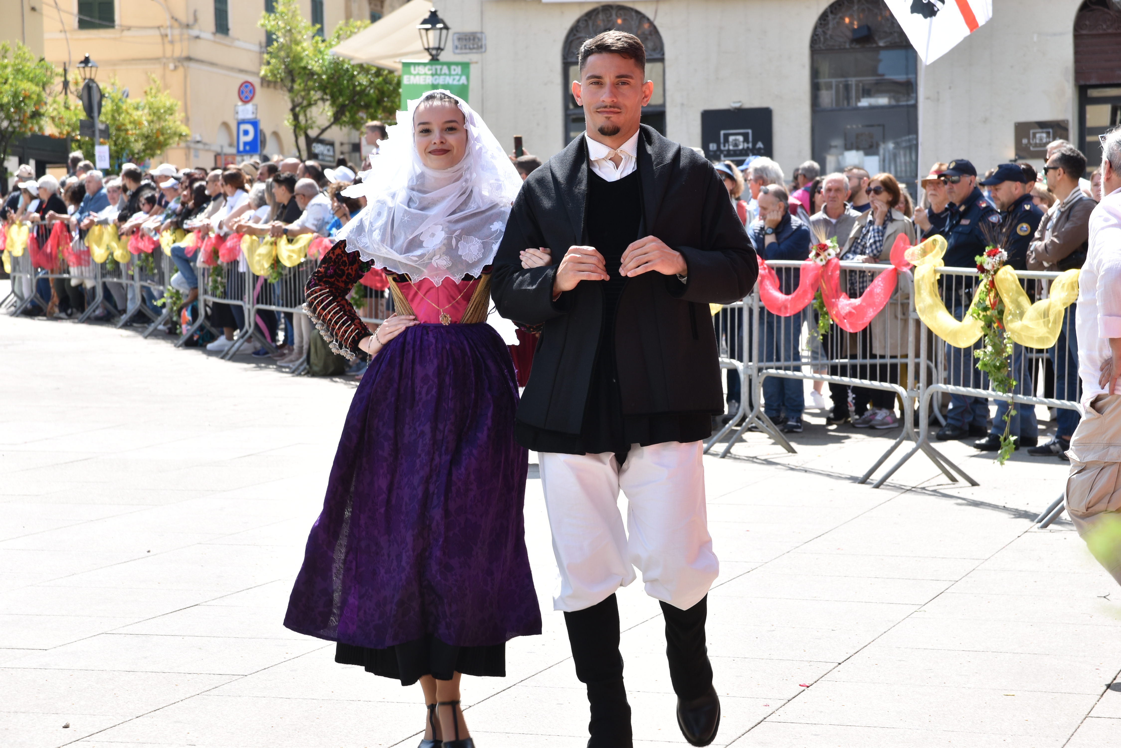 Un'immagine della Cavalcata Sarda 2025