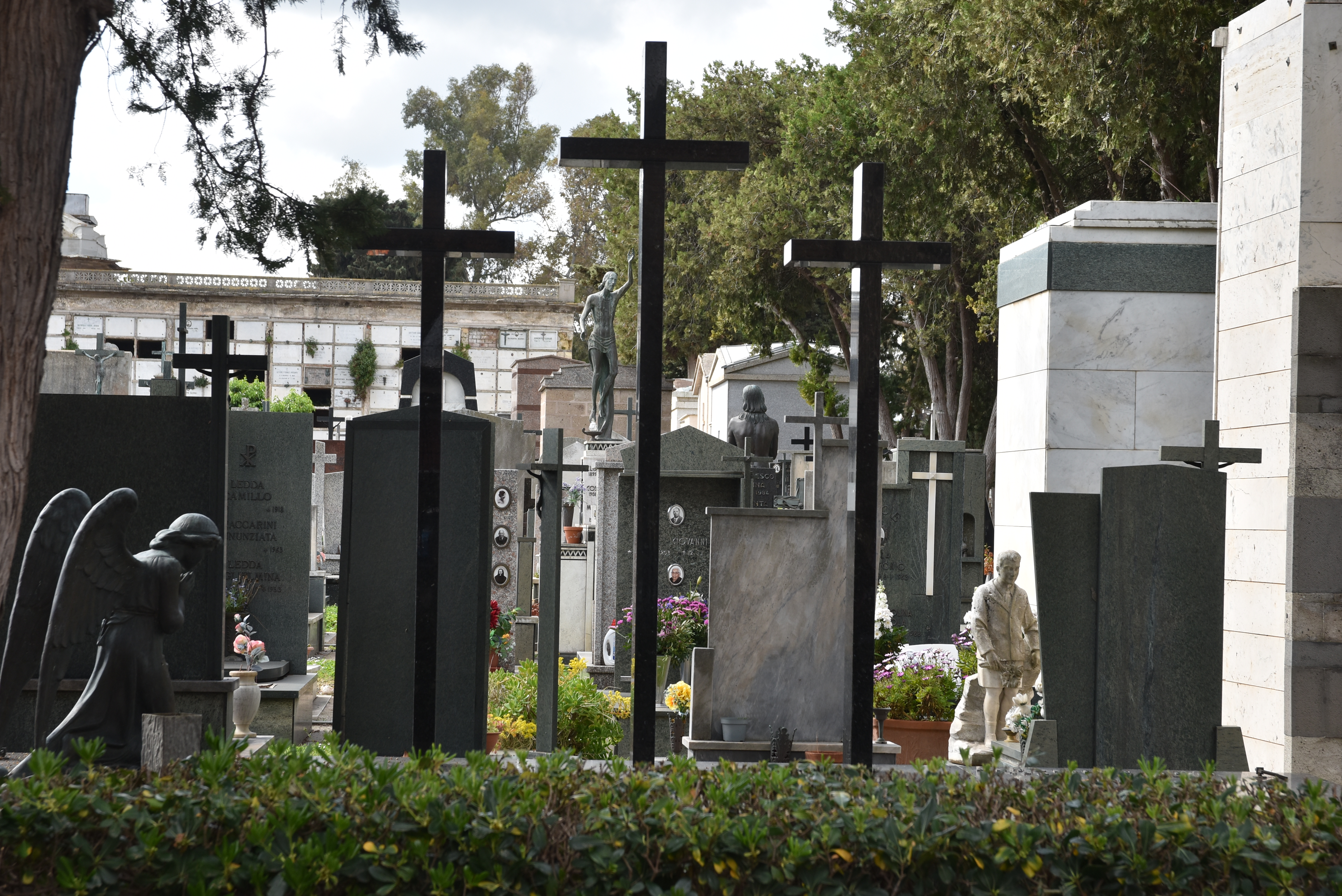 Una foto del cimitero comunale