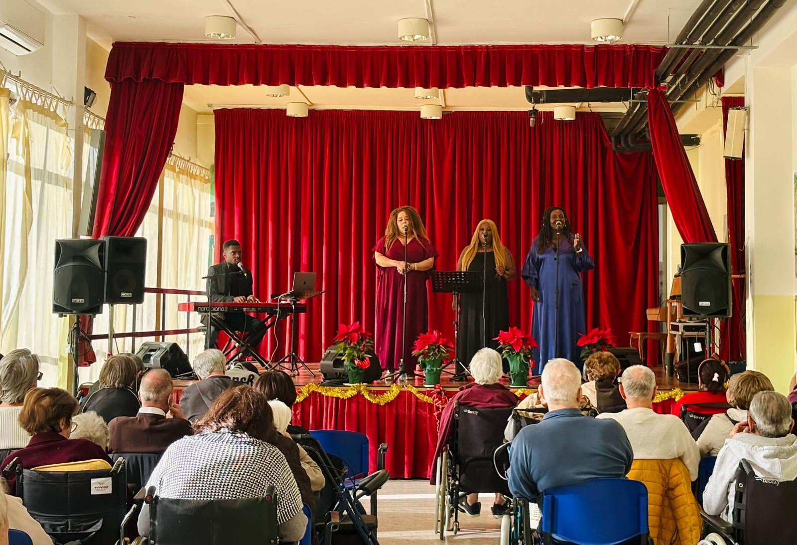 Il concerto a Casa Serena