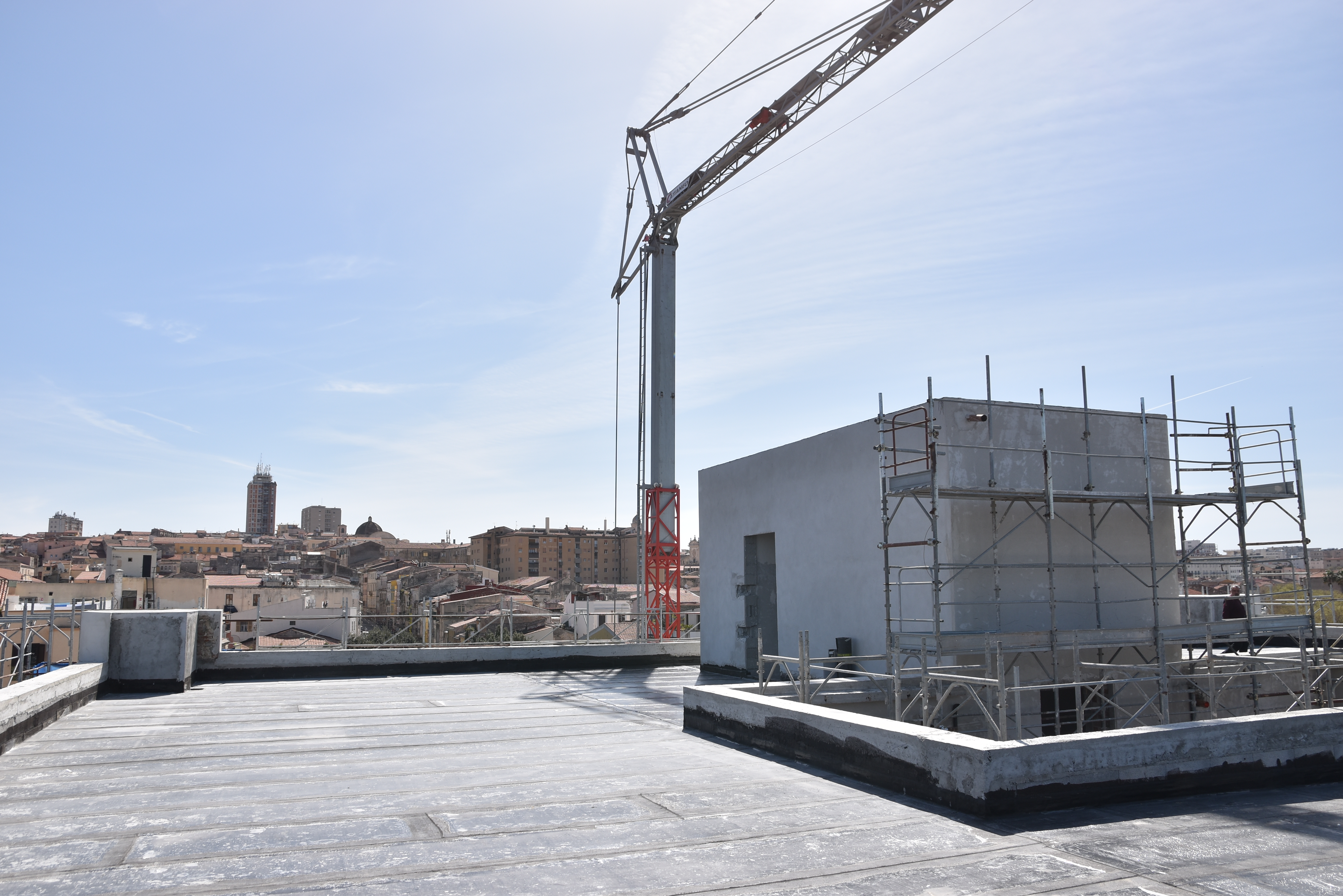 Il terrazzo dell'ex Turritania