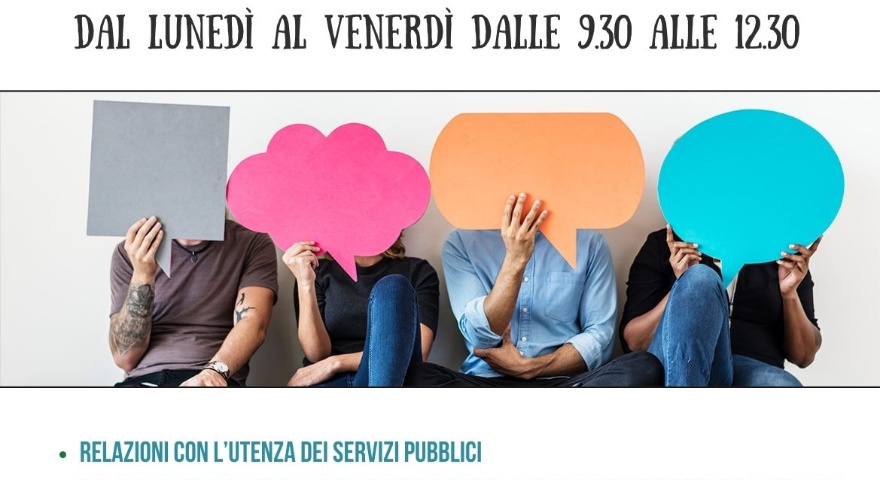 Locandina dello sportello Locandina dello sportello